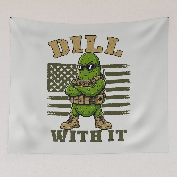 Item preview, Tactical Rescue Pickle Dill With It Meme designed and sold by DigitalGlade.