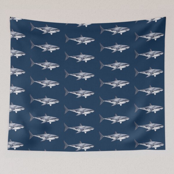 Item preview, WHITE SHARK designed and sold by BEATRIZ ABAITUA.