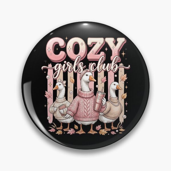 Item preview, Cozy Girls Club Sweater Goose Trio designed and sold by hidetheyasin.