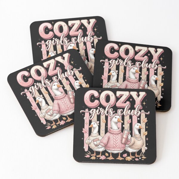 Item preview, Cozy Girls Club Sweater Goose Trio designed and sold by hidetheyasin.