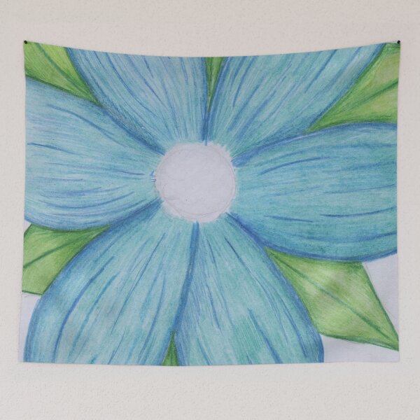 Item preview, Blue flower designed and sold by Artbysarah23.