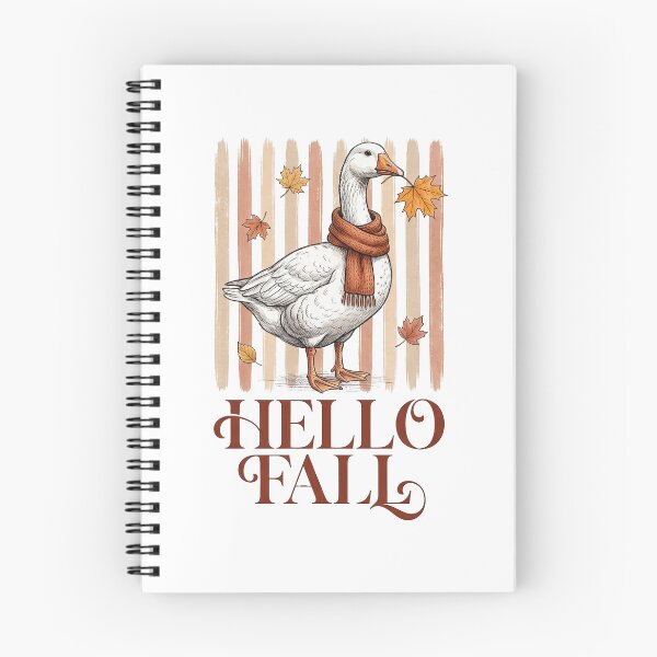 Item preview, Hello Fall Goose With Maple Leaf designed and sold by hidetheyasin.