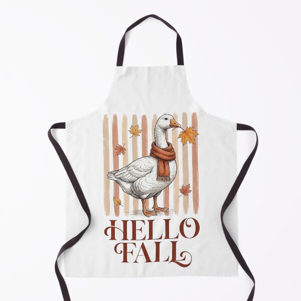 Item preview, Hello Fall Goose With Maple Leaf designed and sold by hidetheyasin.