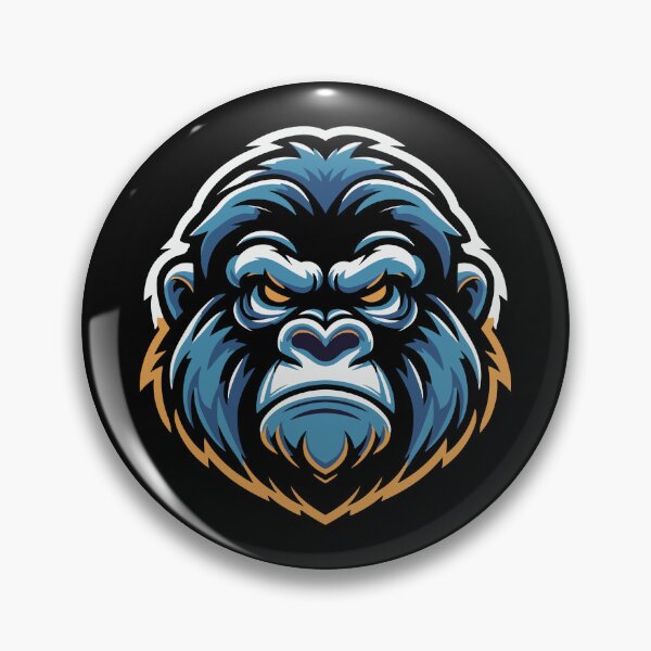 Artikelvorschau, Maskottchen-Gorilla-Kopf entworfen und verkauft von Karma Design.