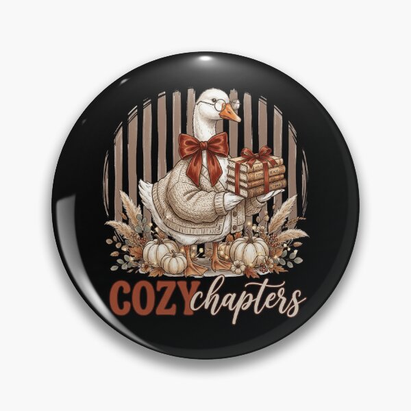 Item preview, Cozy Chapters Goose With Book Stack designed and sold by hidetheyasin.