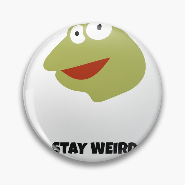 Item preview, Stay Weird Frog Kawaii Saying designed and sold by BoosterShop.