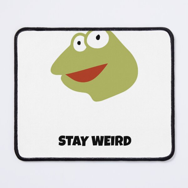 Item preview, Stay Weird Frog Kawaii Saying designed and sold by BoosterShop.
