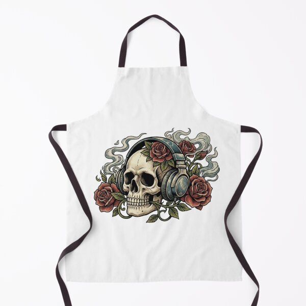 Item preview, Vintage Skull with Headphones T-Shirt Rock Music Graphic designed and sold by Faisal Shah.
