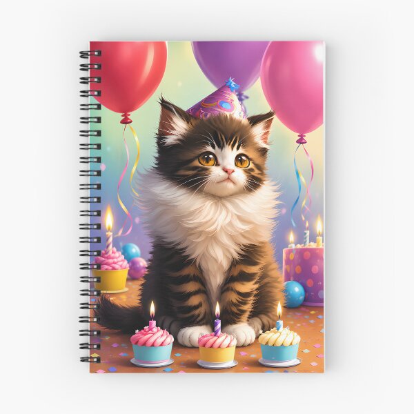 Item preview, Birthday Whiskers designed and sold by Stubblejumper Artworks.