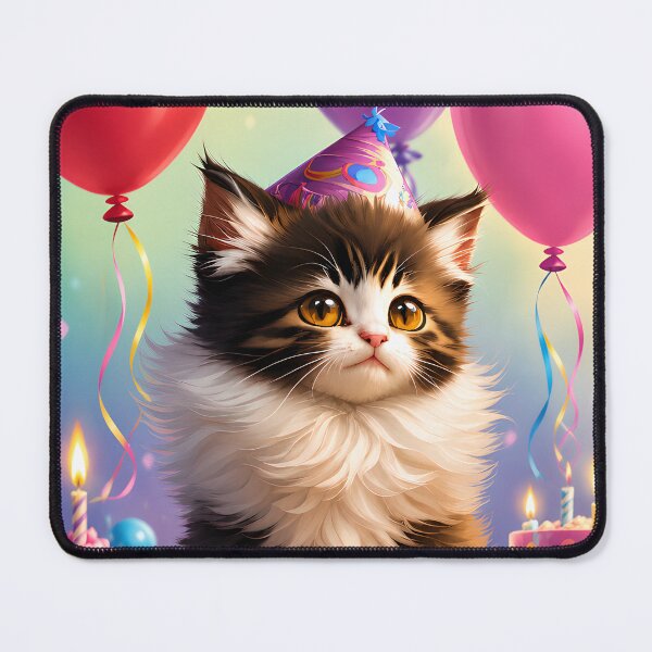 Item preview, Birthday Whiskers designed and sold by Stubblejumper Artworks.