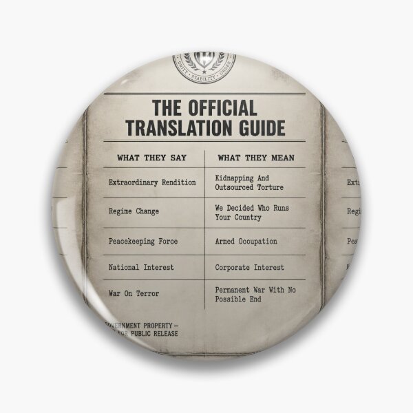Item preview, The Official Translation Guide designed and sold by Beyond The Flag Art.