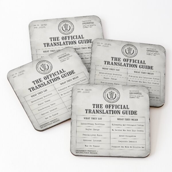 Item preview, The Official Translation Guide designed and sold by Beyond The Flag Art.