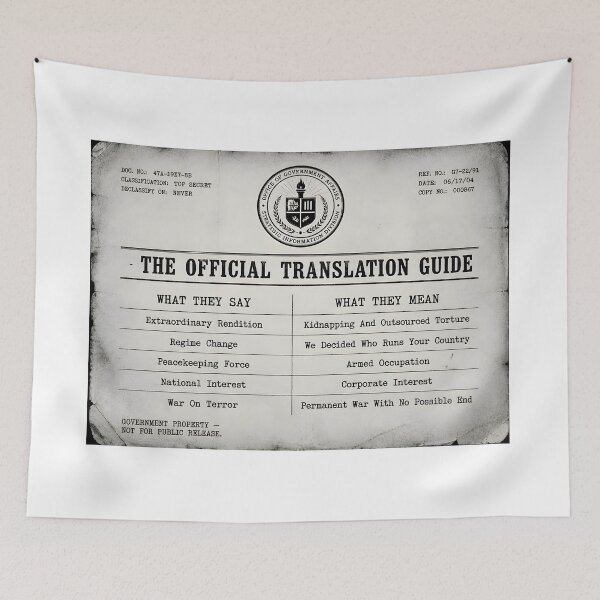 Item preview, The Official Translation Guide designed and sold by Beyond The Flag Art.