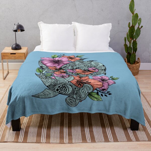 Item preview, Hibiscus Sharks designed and sold by MelsArtVentures.