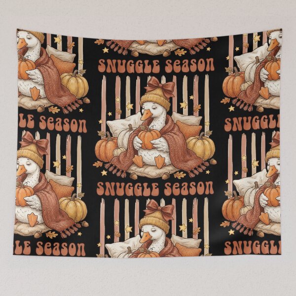 Item preview, Snuggle Season Goose Wrapped In Blanket designed and sold by hidetheyasin.