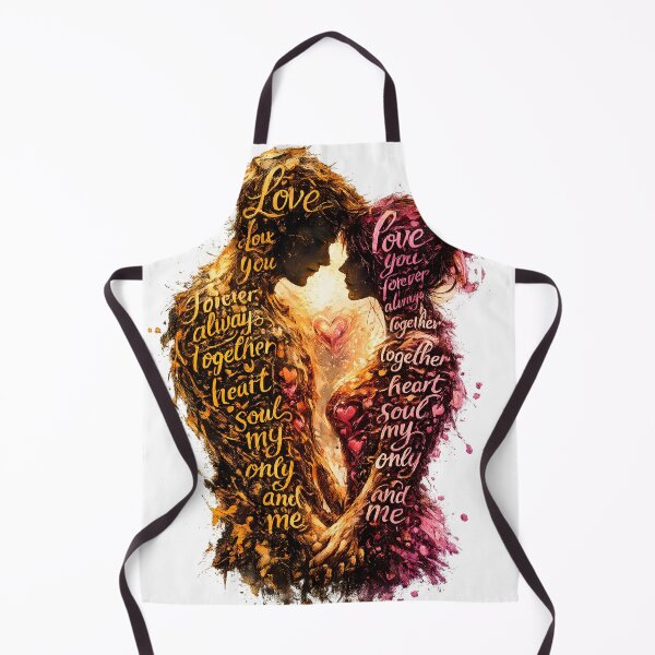 Item preview, Love Words Couple Impasto Art designed and sold by SupernovaNote.