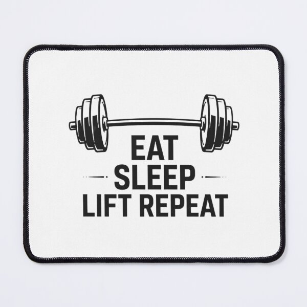 Item preview, Gym Shirt Men — Eat Sleep Lift Repeat | Workout T-Shirt | Fitness Gift designed and sold by Donartpictures.