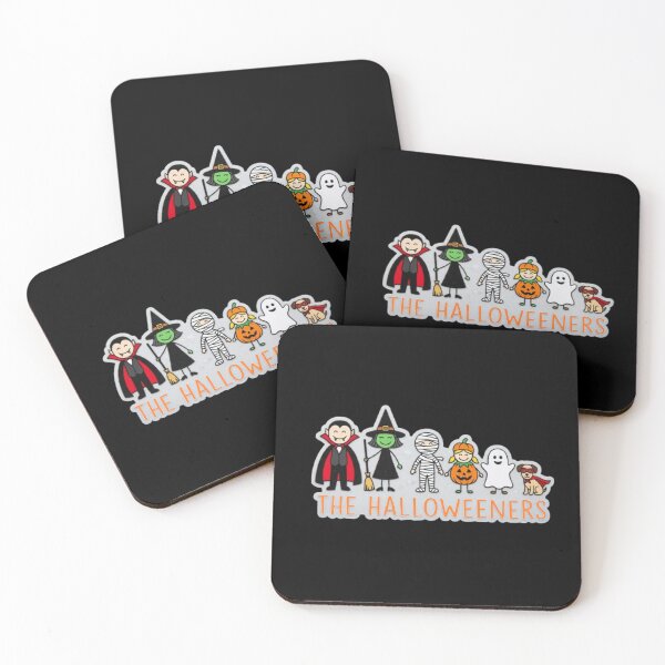 Item preview, The Halloweeners Family Car Sticker Retro Halloween Costume Graphic designed and sold by dragonmotor7.