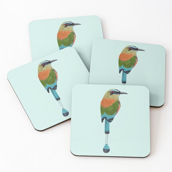 Item preview, TURQUOISE BROWED MOTMOT designed and sold by BEATRIZ ABAITUA.