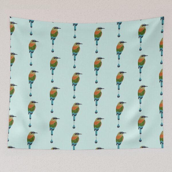 Item preview, TURQUOISE BROWED MOTMOT designed and sold by BEATRIZ ABAITUA.