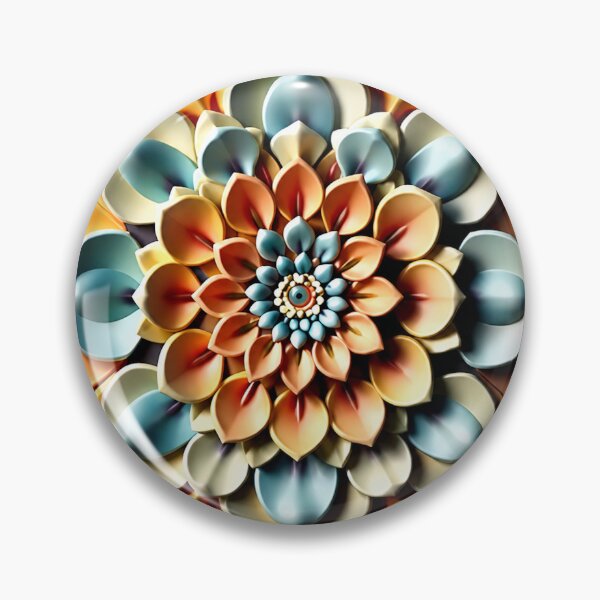 Item preview, Golden Bloom Mandala designed and sold by samuel2025.