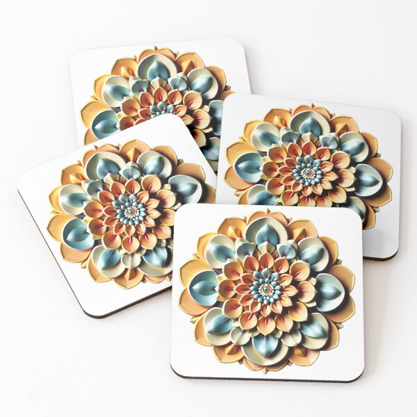 Item preview, Golden Bloom Mandala designed and sold by samuel2025.