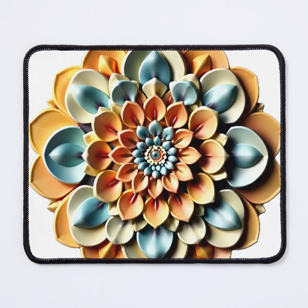 Item preview, Golden Bloom Mandala designed and sold by samuel2025.