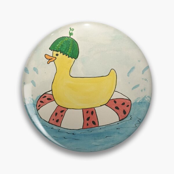 Item preview, watermelon duck designed and sold by SEAutiful.