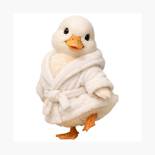 Item preview, Bathrobe Call Duck designed and sold by Sillytoe.
