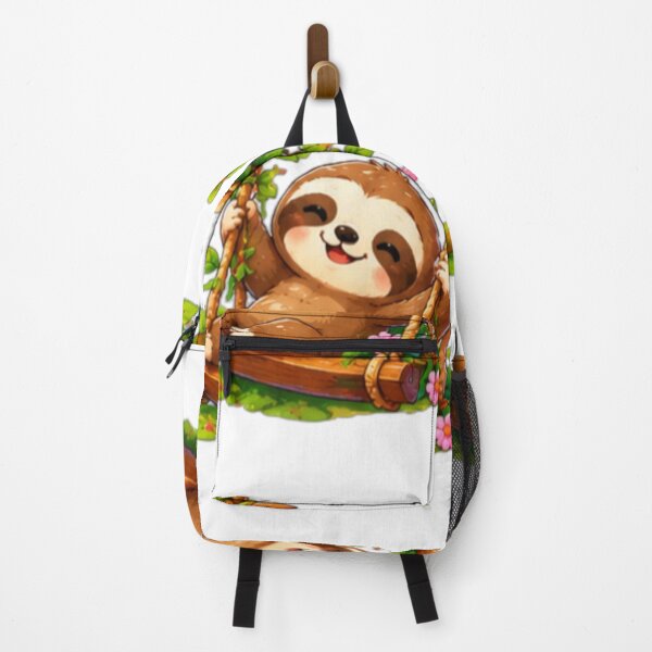 Item preview, Cute Sloth On Swing Sticker designed and sold by DailyDoodlesBySumbul.