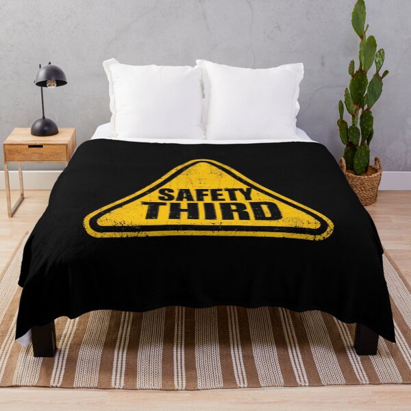 Item preview, Safety Third Funny Worker Humor Sarcastic Tradesman designed and sold by HumansStuck12.