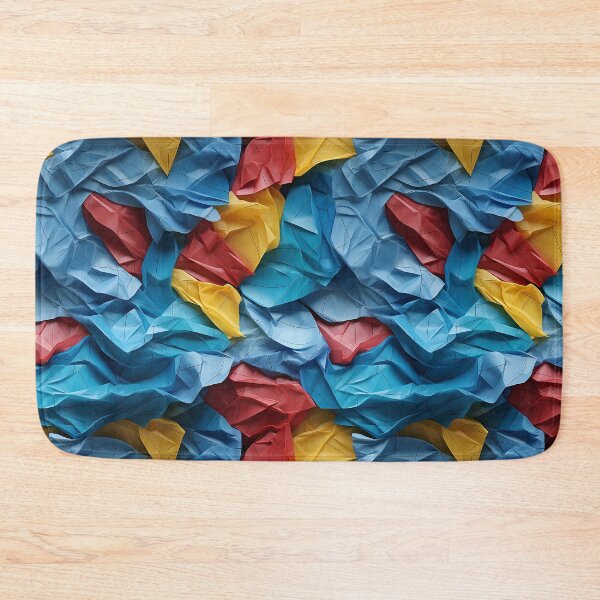 Item preview, Primary Crumpled Paper Bold Seamless Photo Texture designed and sold by DigitaICraft.