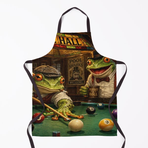 Item preview, Frogs Playing Pool designed and sold by DazzleKitty.