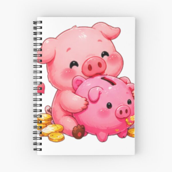 Item preview, Cute Piggy Bank Pig Sticker designed and sold by DailyDoodlesBySumbul.