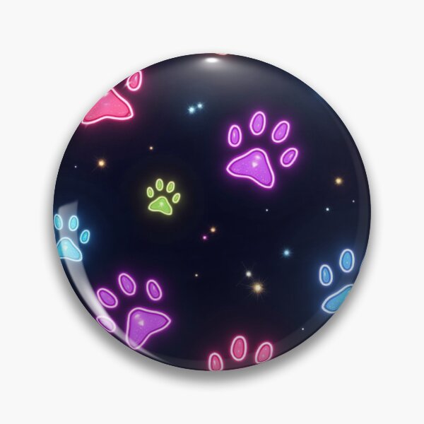 Item preview, Neon Paw Prints designed and sold by Kloud99.
