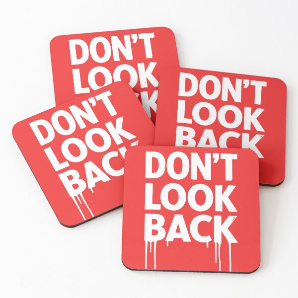 Item preview, Don't Look Back Minimalist White Distressed Text Art designed and sold by Enea Kelo.