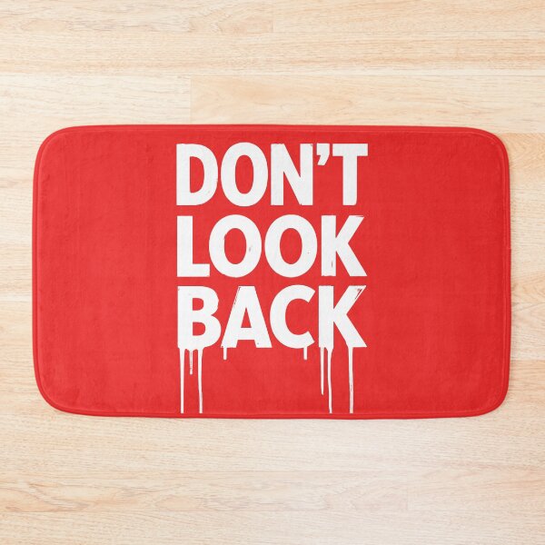 Item preview, Don't Look Back Minimalist White Distressed Text Art designed and sold by Enea Kelo.