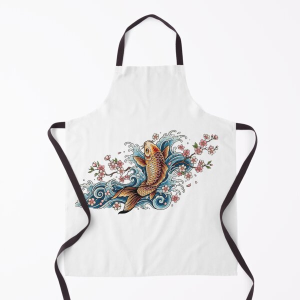 Item preview, Japanese Koi Fish T-Shirt Cherry Blossom Art designed and sold by Faisal Shah.