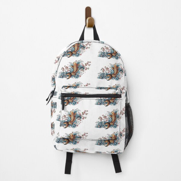 Item preview, Japanese Koi Fish T-Shirt Cherry Blossom Art designed and sold by Faisal Shah.
