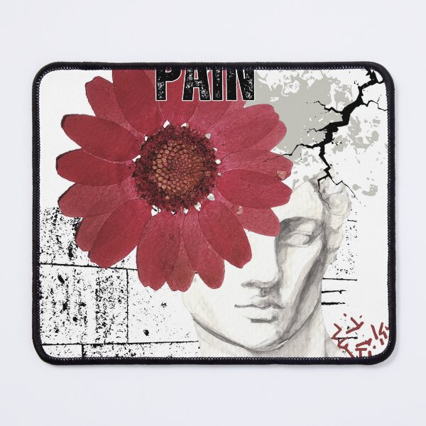 Item preview, Beauty In The Pain Red Flower Aesthetic designed and sold by AhmadAnnaPrints.