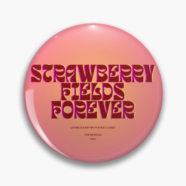 Item preview, Strawberry Fields Forever The Beatles designed and sold by Julianna Reyes Designs.
