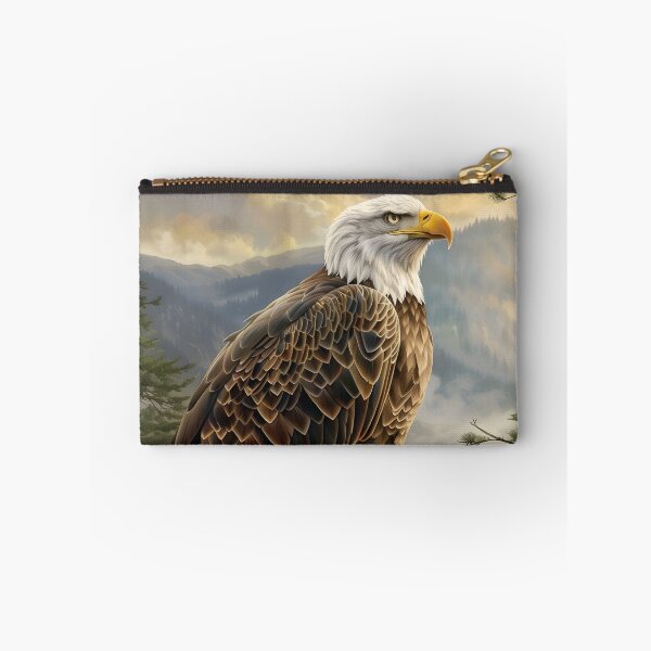 Item preview, Bald Eagle Perched on Branch, Wildlife designed and sold by GuildedWordGraphics.