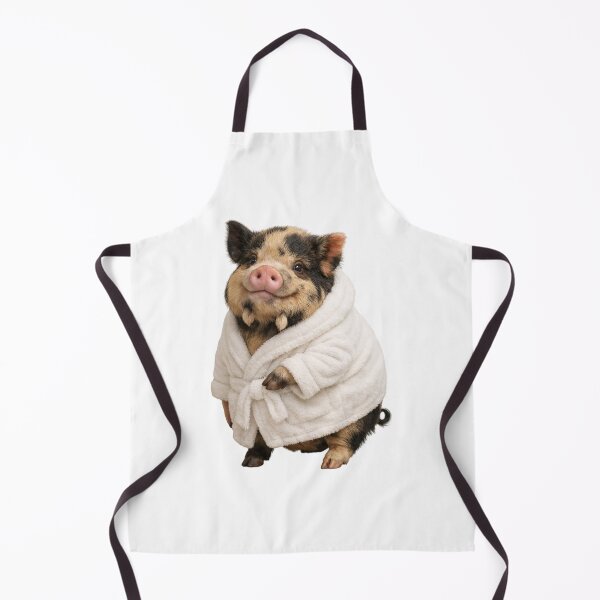 Item preview, Bathrobe Kunekune Pig designed and sold by Sillytoe.