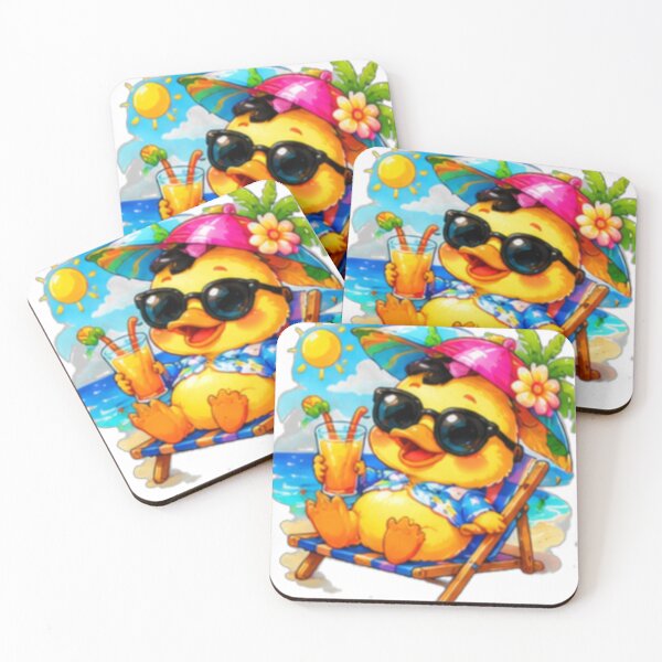 Item preview, Cute Summer Vacation Chick Sticker designed and sold by DailyDoodlesBySumbul.