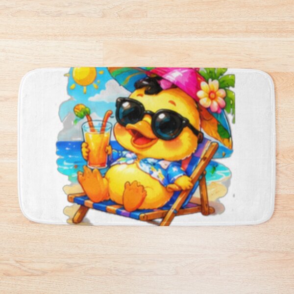 Item preview, Cute Summer Vacation Chick Sticker designed and sold by DailyDoodlesBySumbul.