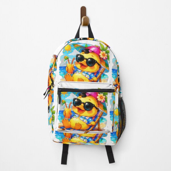 Item preview, Cute Summer Vacation Chick Sticker designed and sold by DailyDoodlesBySumbul.
