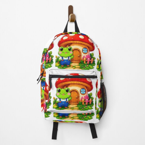 Item preview, Cute Frog Mushroom House Sticker designed and sold by DailyDoodlesBySumbul.