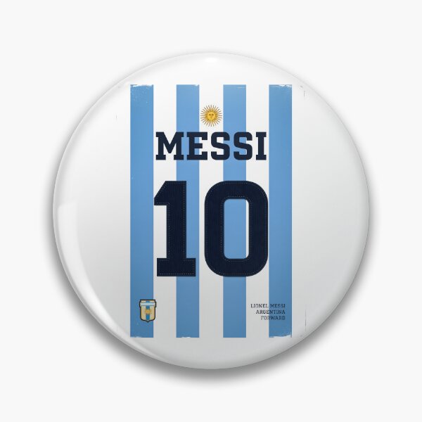 Item preview, Lionel Messi 10 Argentina Football Jersey Art Poster designed and sold by Enea Kelo.