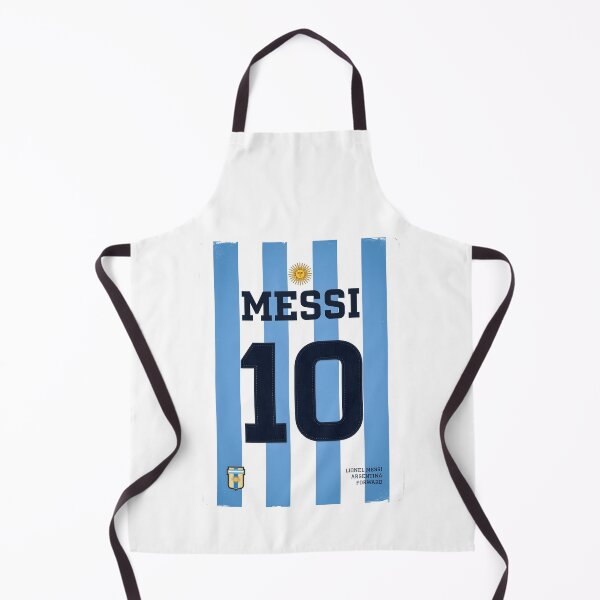 Item preview, Lionel Messi 10 Argentina Football Jersey Art Poster designed and sold by Enea Kelo.