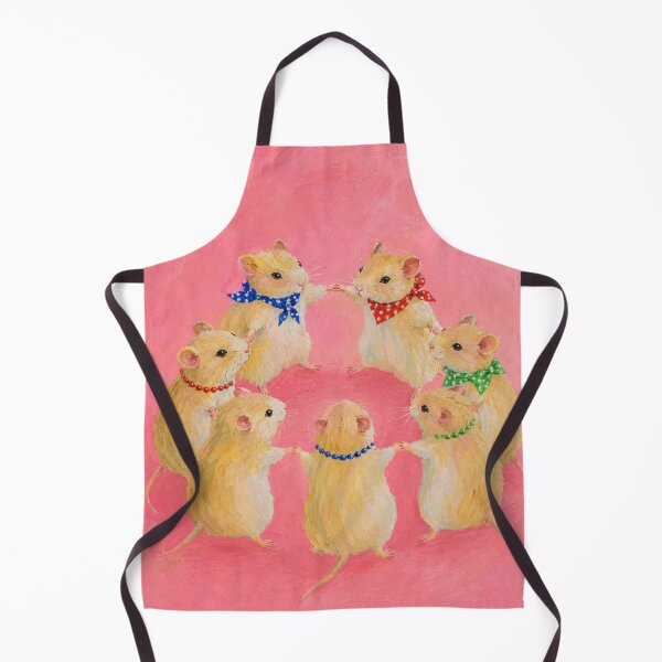 Item preview, Cute Hamsters Dancing Circle Nursery Painting designed and sold by bosamji.